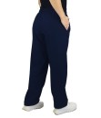 Calça Feminina Tactel com elastano Forrada P ao G1 Frio Azul Marinho